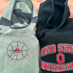 Set of 2 Ohio State Buckeyes sweatshirts boys size XL (14-16)